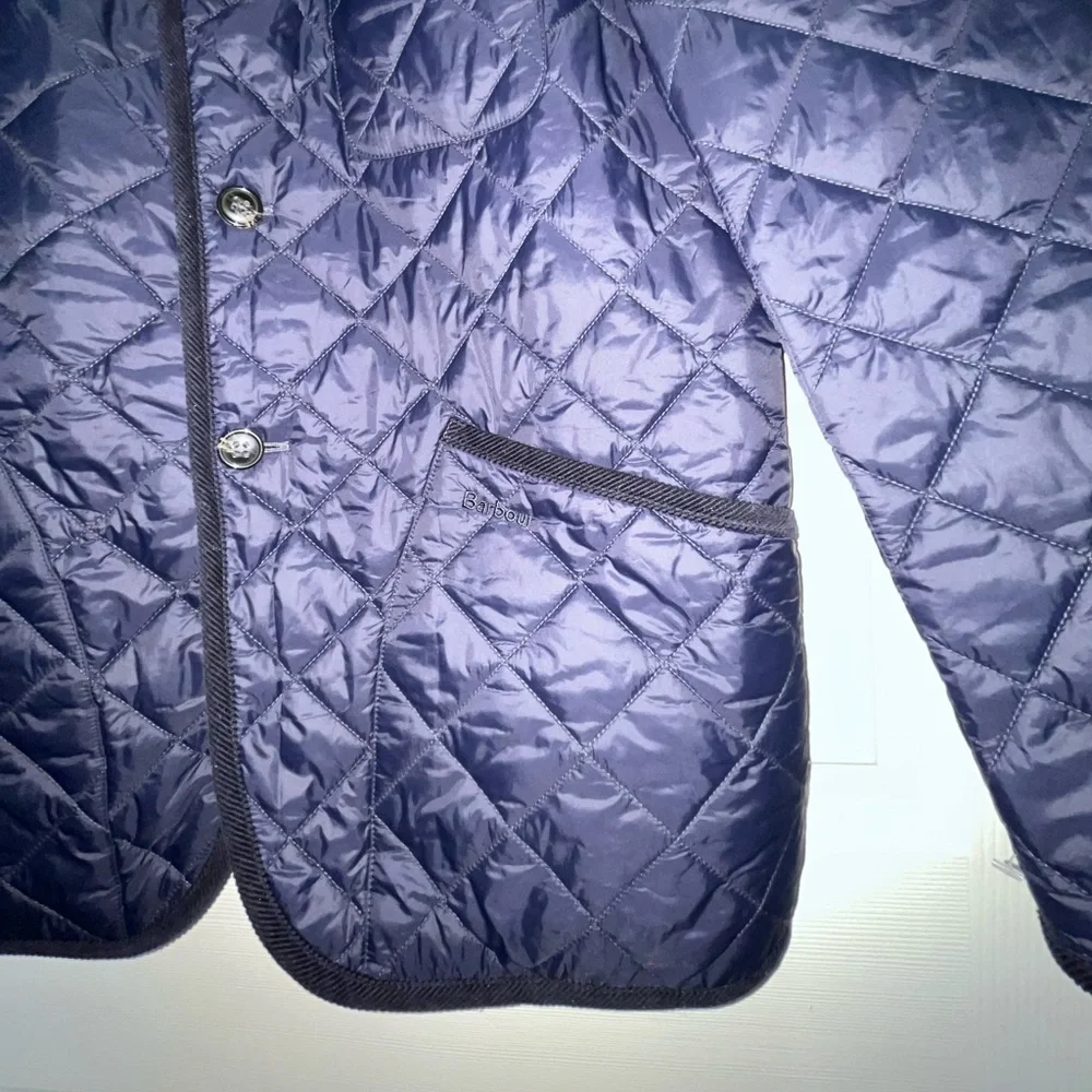 Barbour Tartan
Men's Quilted Navy Jacket - Picture 5 of 11